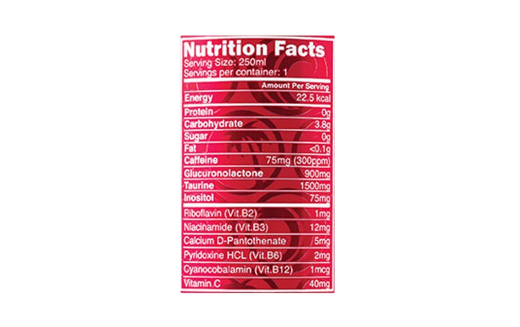 XS Energy Drink Apple Strawberry Juice Blast    Can  250 millilitre